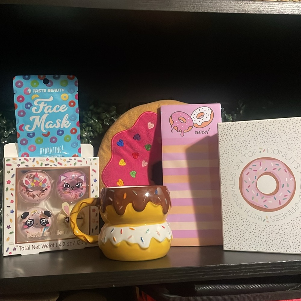 Donut lovers Set coffee mug gift box New